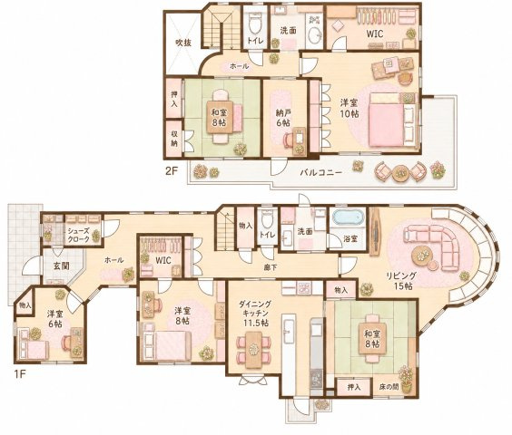 東香里園町　中古一戸建ての間取り|間取り図はいかがですか？ご希望を叶える間取りですか？リビングの広さは？水回りの位置は？カウンターキッチン？など色々な情報が集約されています。弊社ではリフォームなどのご相談も承っております。