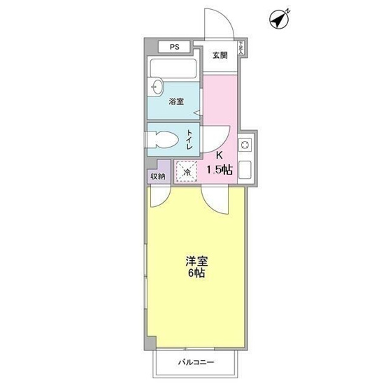 【間取り】 | メゾンフラワー笹塚
