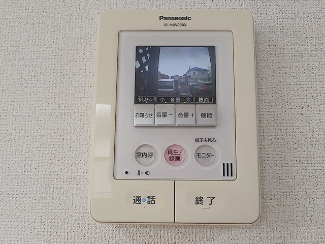 ティアラＢのセキュリティ|来訪者の顔が見えるモニターホン付き