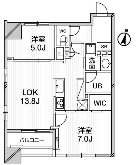 ＧＲＡＮ　ＰＡＳＥＯ明大前の間取り