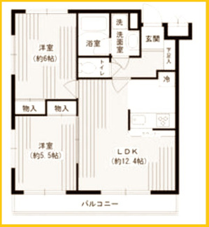 【間取り】 | ルミエール妙蓮寺Ⅱ