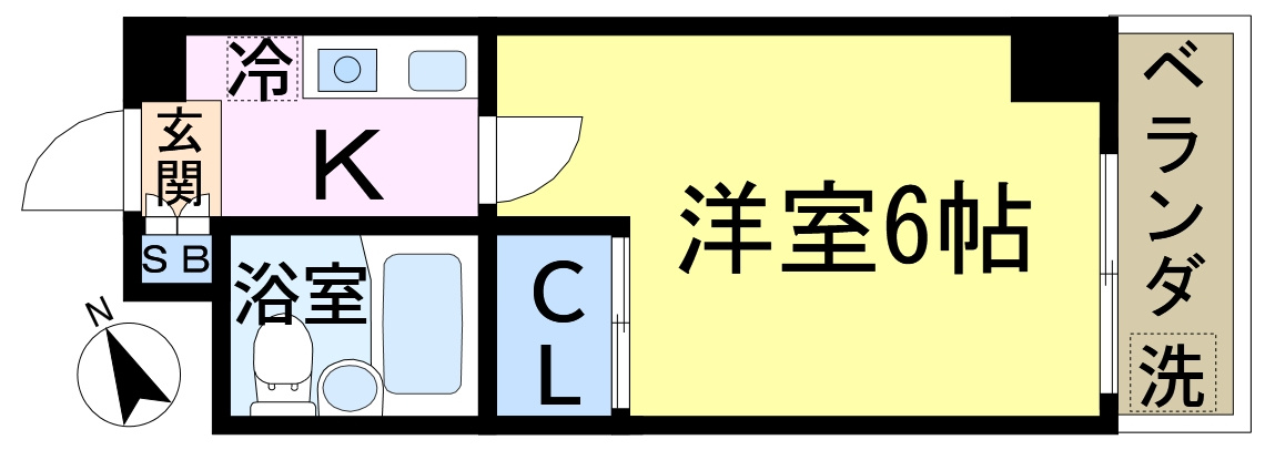 リエス新小岩の間取り