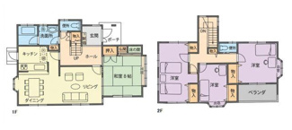 【間取り】 | 広島市南区仁保南１丁目