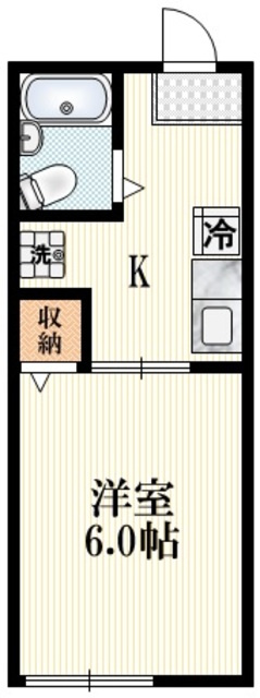 シティハイム　パルメⅡの間取り