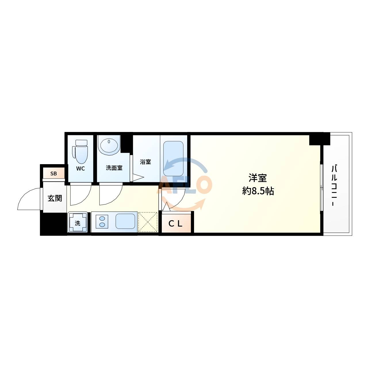 フェニックス新大阪の間取り|PHOENIX新大阪　間取り