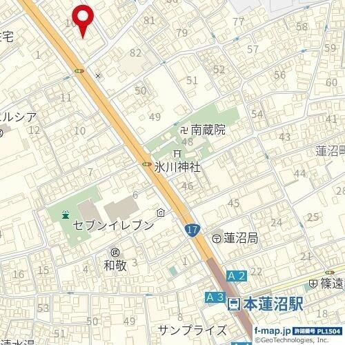 ライオンズプラザ本蓮沼の地図