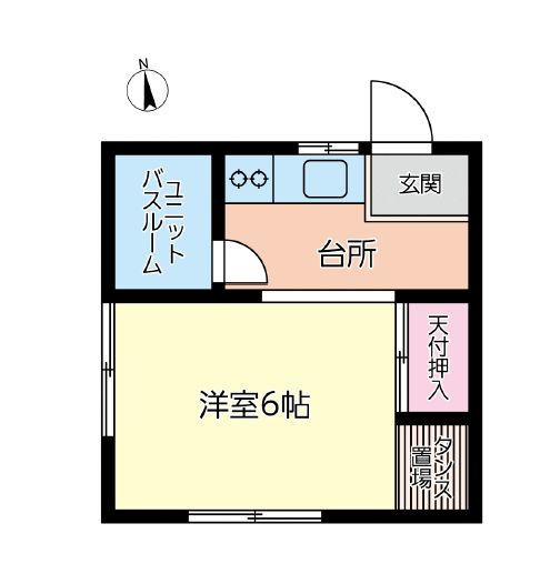 【間取り】 | コーポ清水