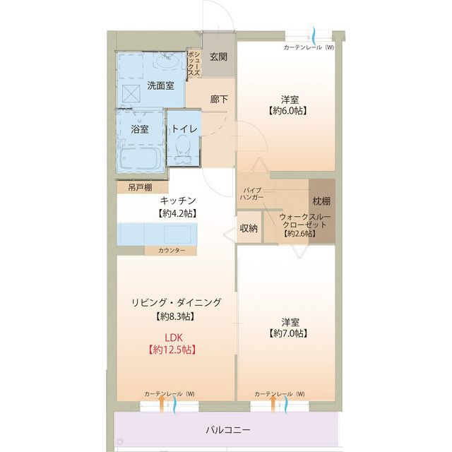 ハートフル０４３の間取り