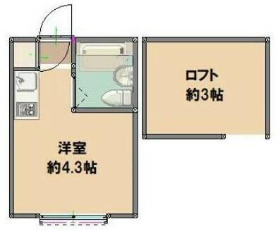 【間取り】 | ハイテラス石川台Ｂ棟