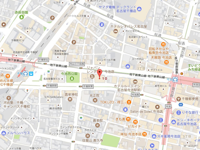 千種AMビルの地図