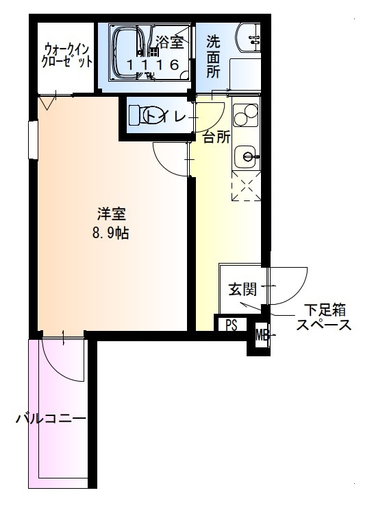 フジパレス百舌鳥駅南Ⅰ番館の間取り