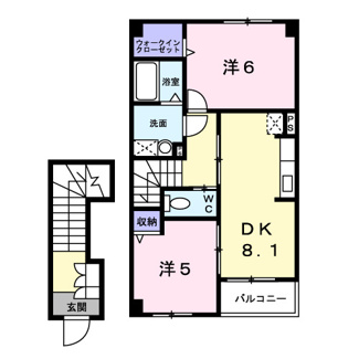 【間取り】 | ラフレシールⅠ