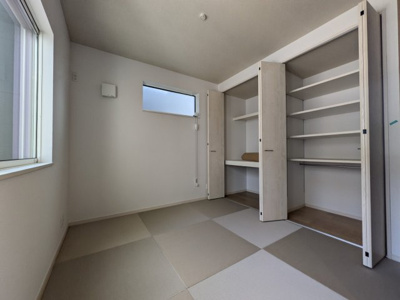 【和室】 | 【府中町浜田本町】駐車2台可×1階18帖LDK＆和室のある省エネ住宅♪暮らし良い立地