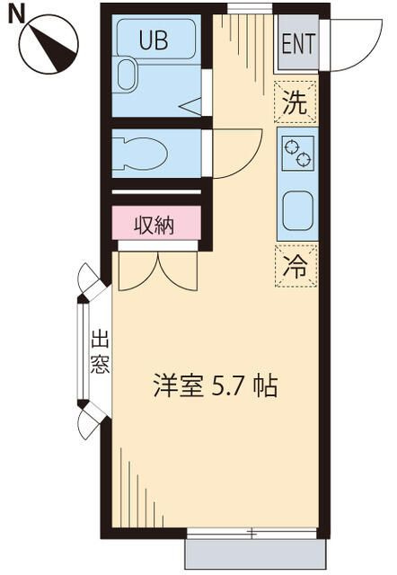 ジュネスコープ綱島台の間取り