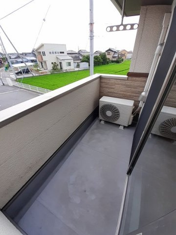 アルカンシエル・Ｋのバルコニー|陽当たり良好なバルコニーです