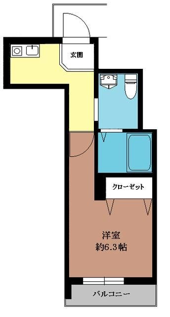 レイナ三宿の間取り
