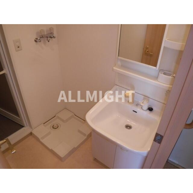 稲城市東長沼の賃貸マンションの洗面所|★お部屋探しはオールマイト不動産までご相談下さい♪