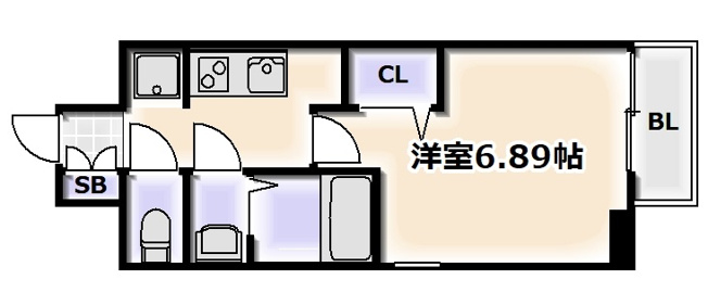 【間取り】 | フォーリアライズ難波南レーヴ