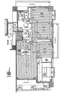 【間取り】 | コンツェルトパーク矢野弐番館
