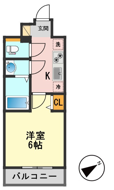 アゼスト青砥の間取り