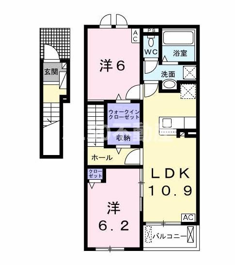 センシア六条の間取り