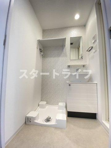大阪市淀川区宮原２丁目の賃貸マンションの洗面所