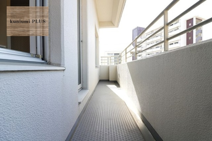 野中北パーク・マンションのバルコニー
