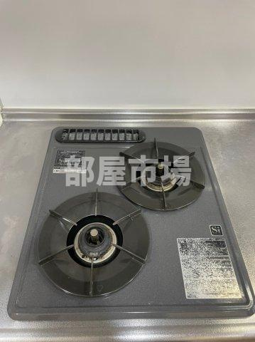 門前仲町レジデンス弐番館のキッチン|2口コンロ