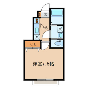 シルクコートＢの間取り
