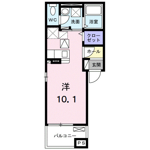 【間取り】 | Ｍ　グレインⅤ