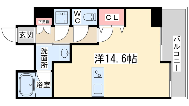 【間取り】 | セレニテ梅田北プレミアム