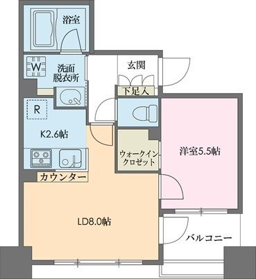 ドゥーエ新川の間取り
