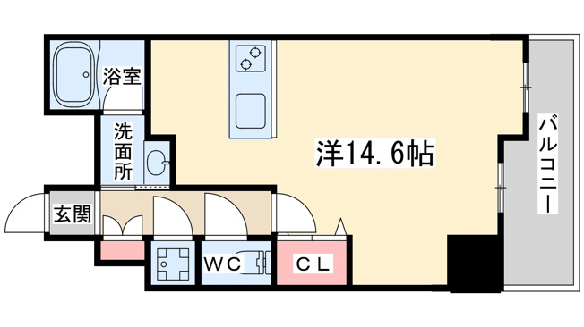 【間取り】 | セレニテ梅田北プレミアム