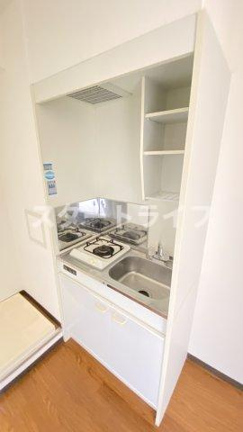 大阪市淀川区西中島３丁目の賃貸マンションのキッチン