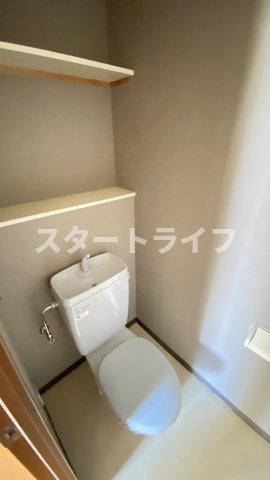 大阪市淀川区西中島３丁目の賃貸マンションのトイレ