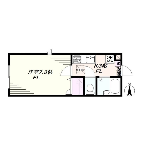 メロディーの間取り