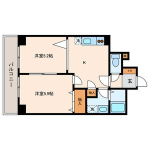 ヴァンヴェールの間取り|間取りです。