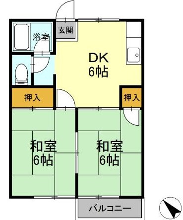 ガーデン関口の間取り