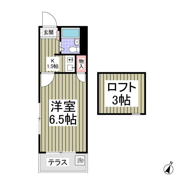 リブレス新河岸Ⅰの間取り