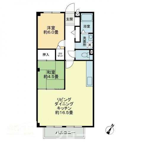 フォブール田村の間取り|間取図