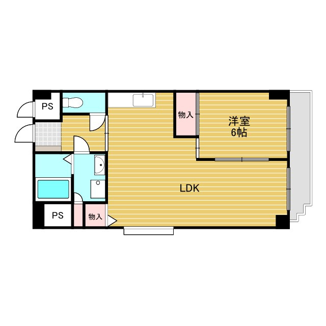 ディオサC.S.の間取り