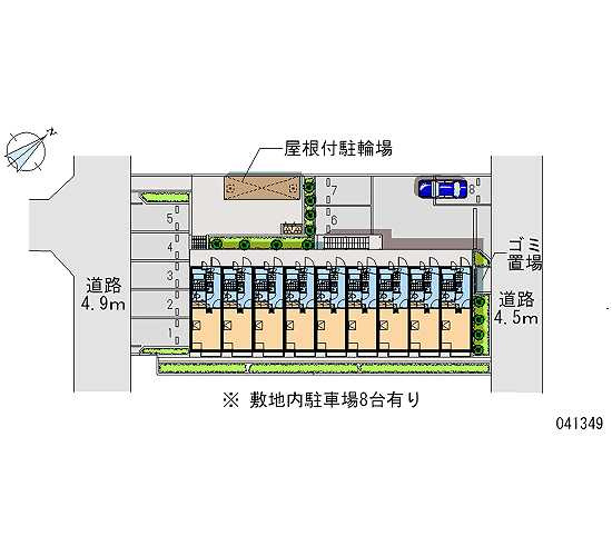 レオパレス光の区画図