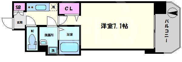 セレニテ日本橋プリエの間取り|セレ二テ日本橋プリエ　間取り
