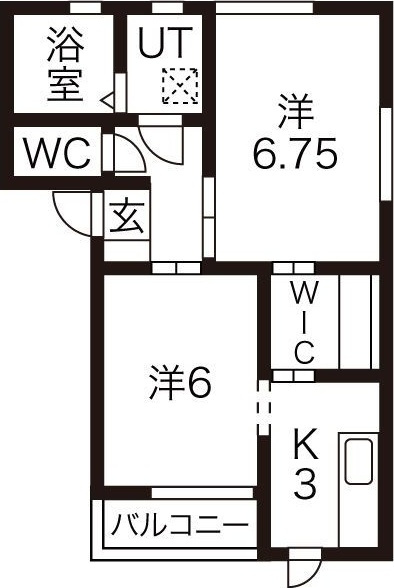 サンパティ英 A棟の間取り