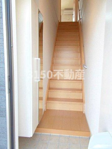 メゾン　アルカンシェルの玄関|毎日通る玄関はこちらです