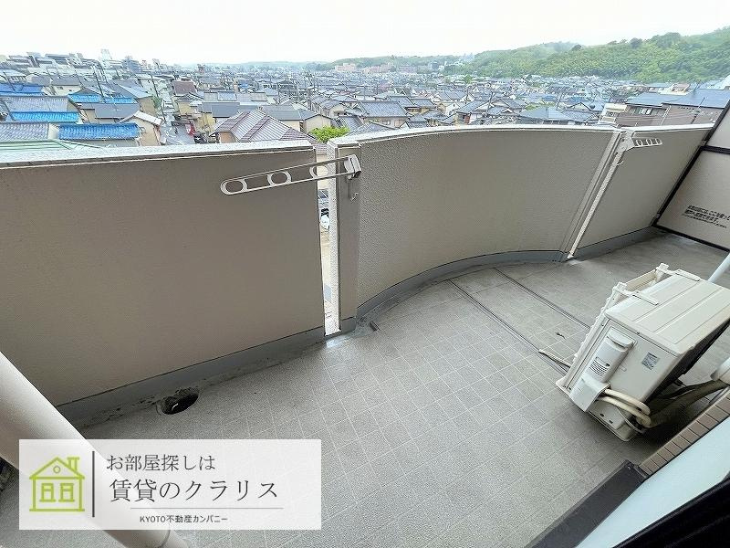 ライオンズマンション上桂のバルコニー