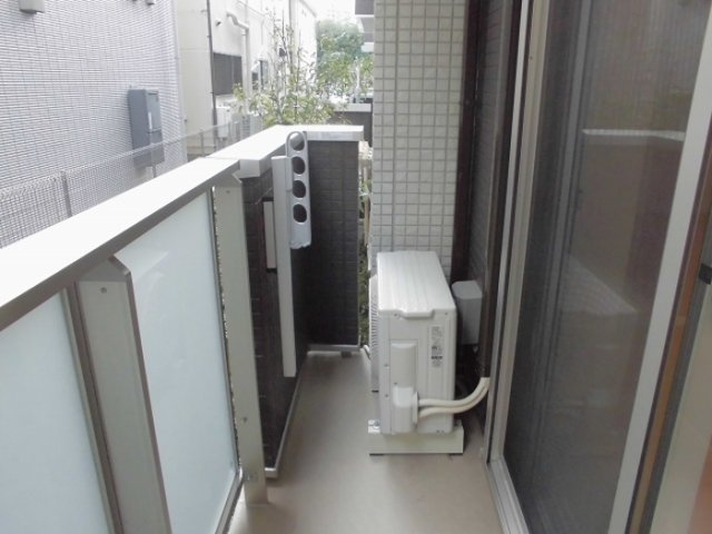 クリア南砂のバルコニー