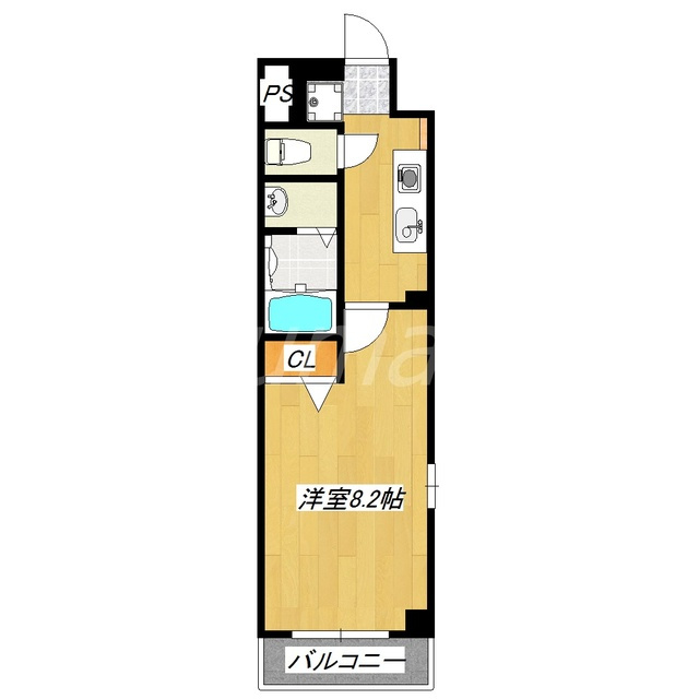 北斗ハイツ　北館の間取り|使いやすい間取りです♪