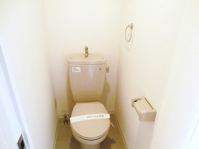 北斗ハイツ　北館のトイレ|トイレは綺麗に掃除されております。