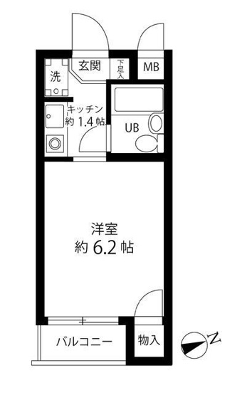 【間取り】 | パーソネージュ目黒不動前